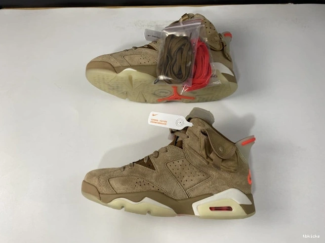 Rep TB Scott DH0690- Travis 4041 Khaki British Jordan6 Casual 1026